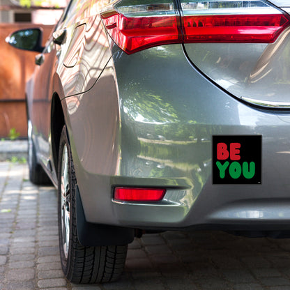 Be You in Black Vinyl Sticker