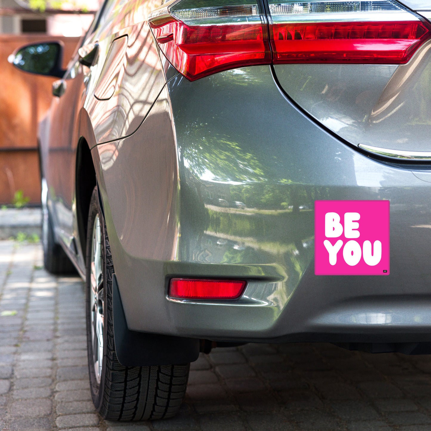 Be You in Hot Pink Vinyl Sticker
