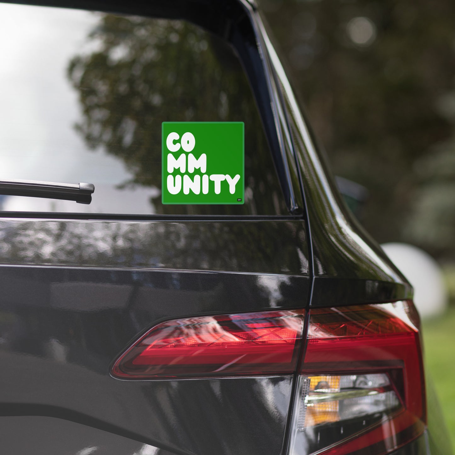 A Community in Broccoli Vinyl Sticker