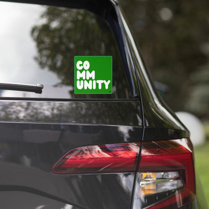 A Community in Broccoli Vinyl Sticker