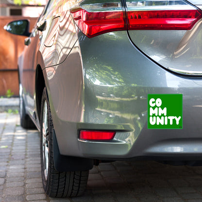 A Community in Broccoli Vinyl Sticker