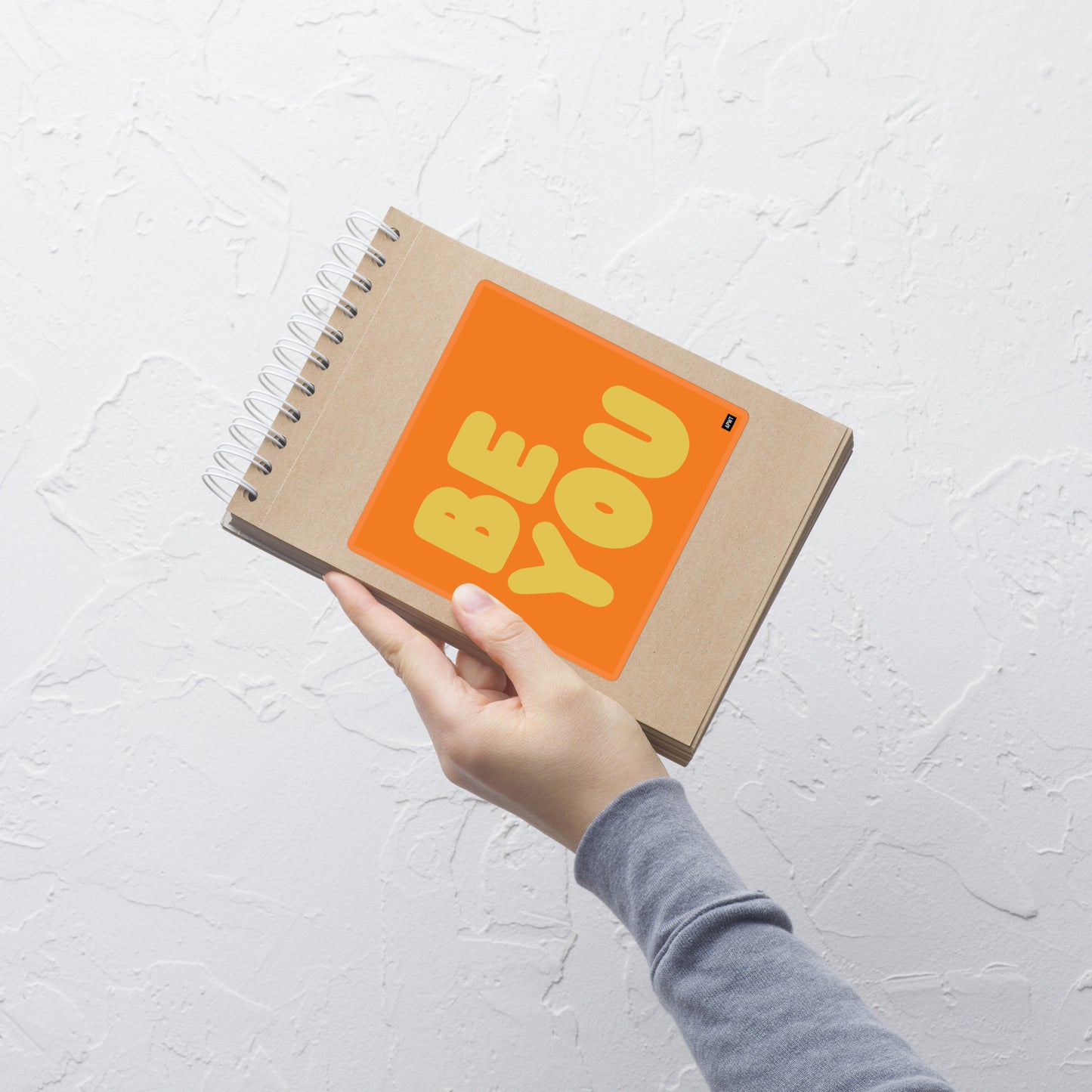 Be You in Orange and Yellow Vinyl Sticker
