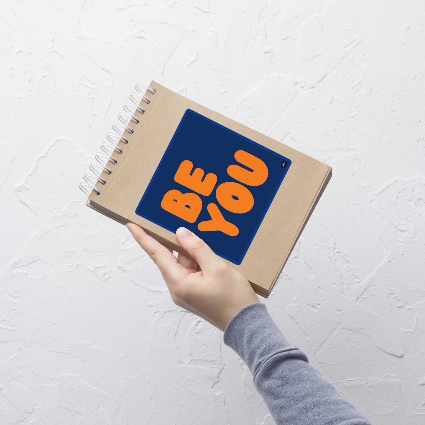 Be You in Blue and Orange Vinyl Sticker