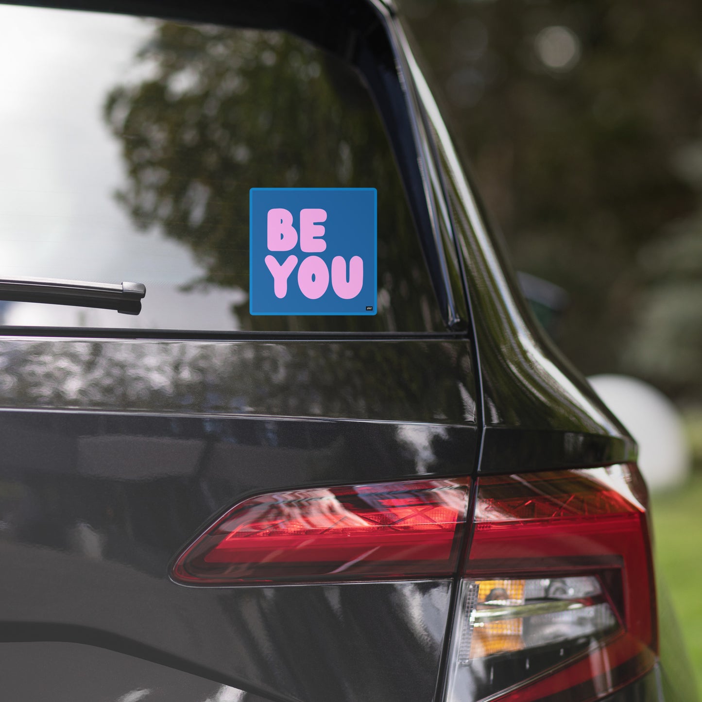 Be You in Blue and Pink Vinyl Sticker