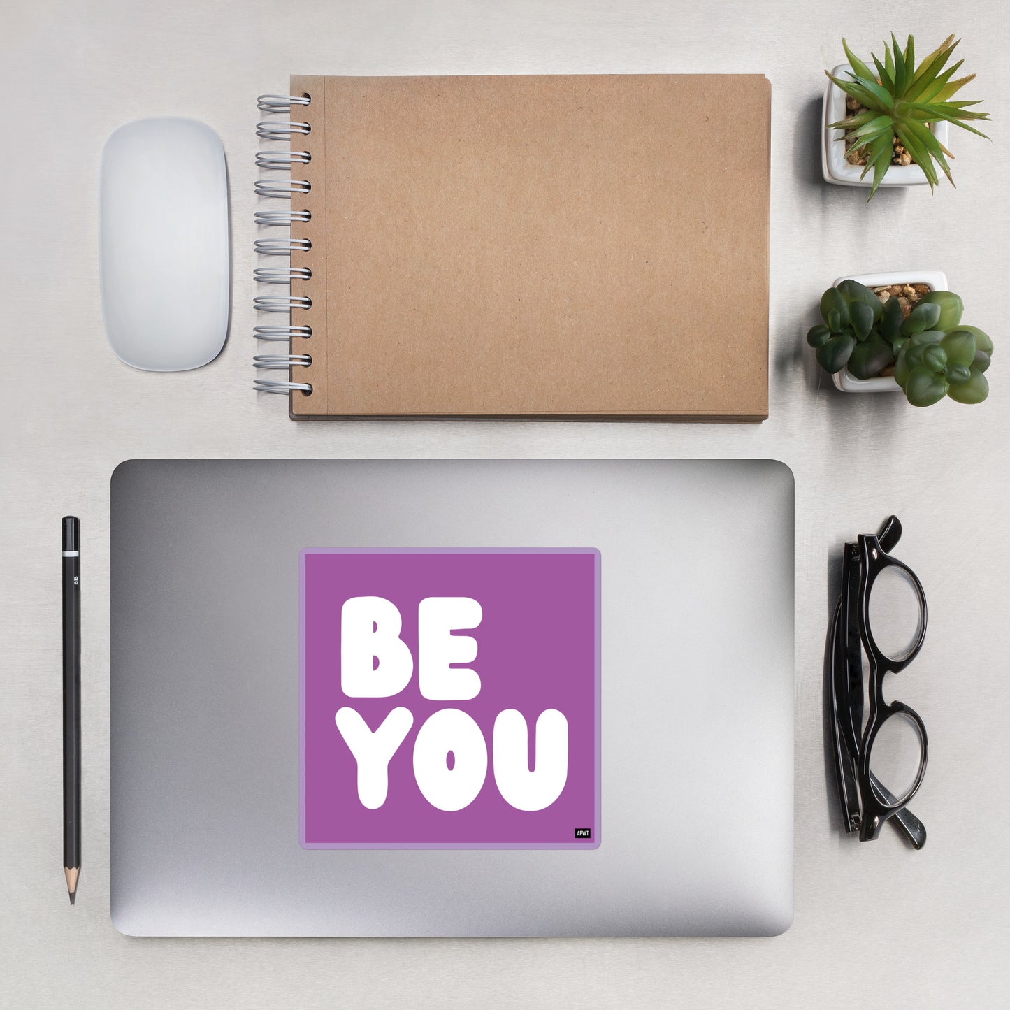 Be You in Purple Vinyl Sticker