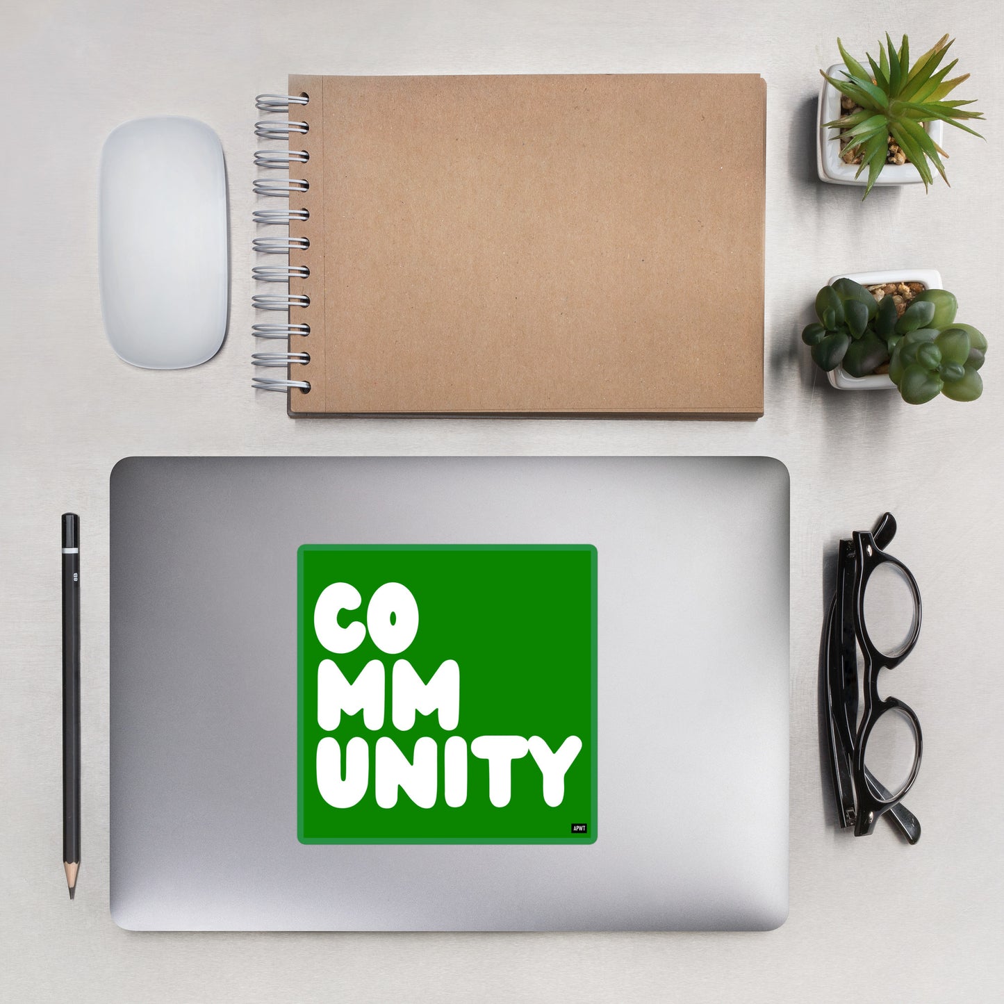 A Community in Broccoli Vinyl Sticker