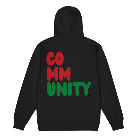 Black Community Premium Unisex Zip-Up Hoodie - The APWT Gift Shop