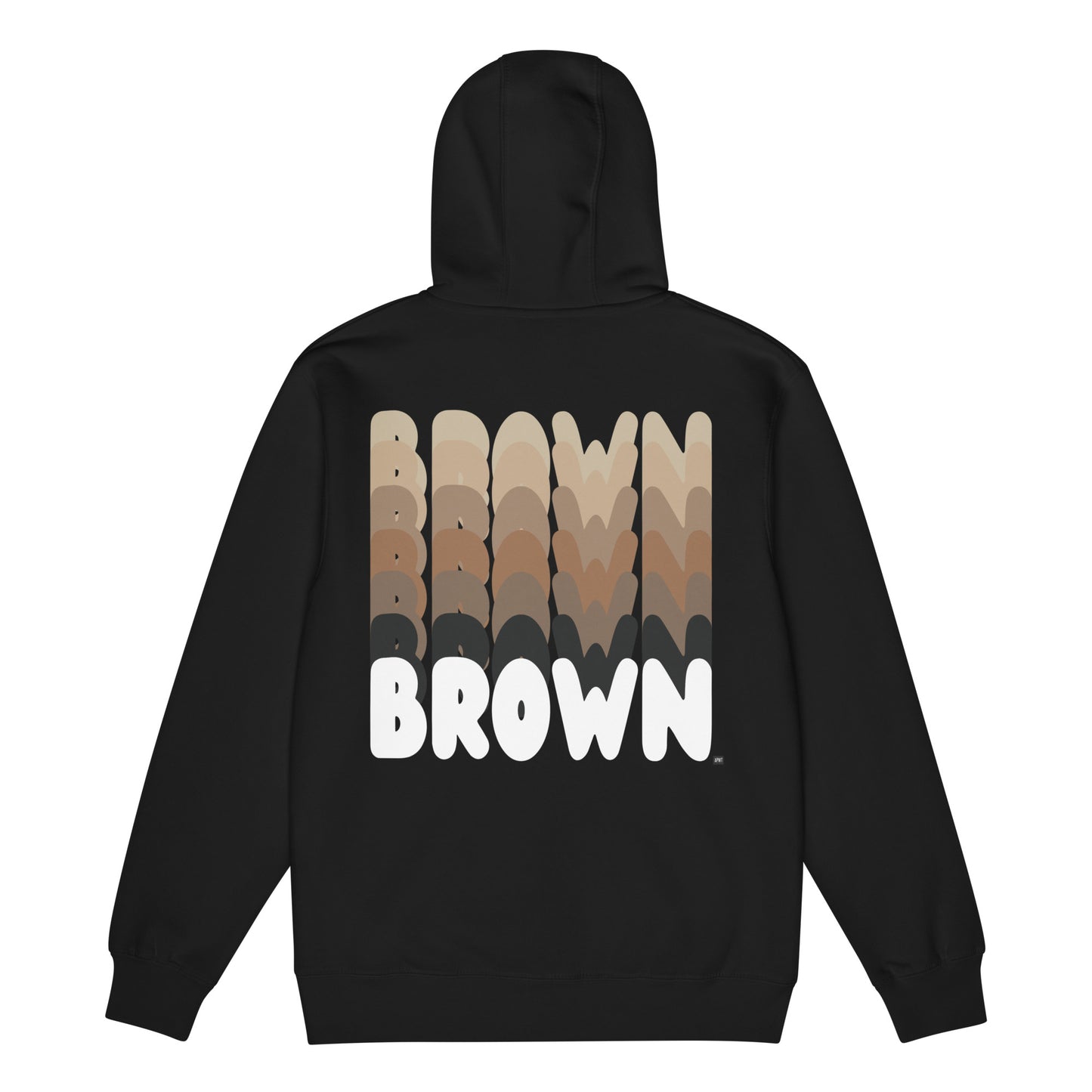 The Shades in Brown Premium Unisex Zip-Up Hoodie - The APWT Gift Shop
