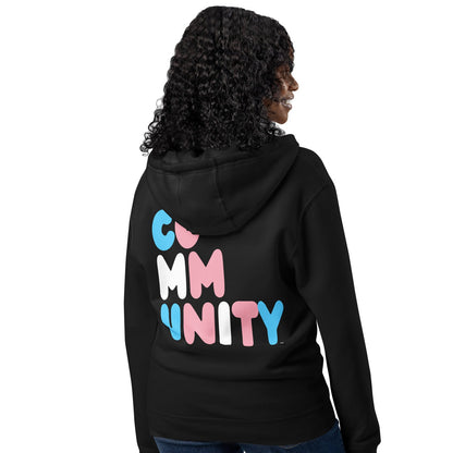 Be You Community Premium Unisex Zip-Up Hoodie - The APWT Gift Shop