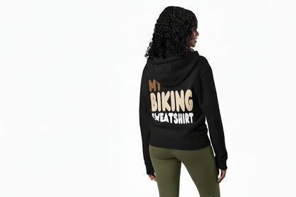 My Biking Sweatshirt Premium Unisex Zip-Up Hoodie - The APWT Gift Shop