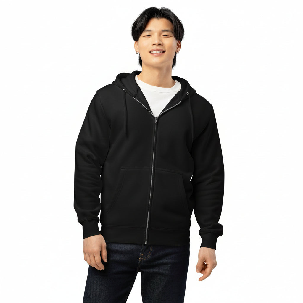 The Community in Black and White Premium Unisex Zip-Up Hoodie - The APWT Gift Shop