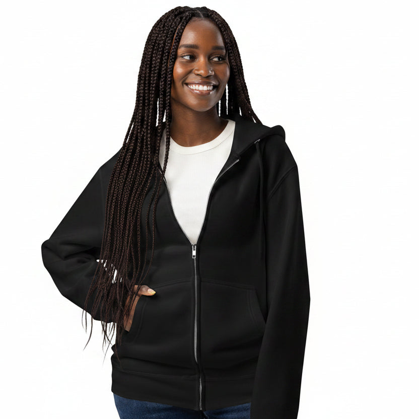 Black Community Premium Unisex Zip-Up Hoodie - The APWT Gift Shop