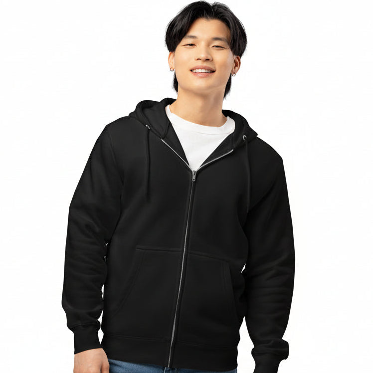 Be You in Black and White Premium Unisex Zip-Up Hoodie - The APWT Gift Shop