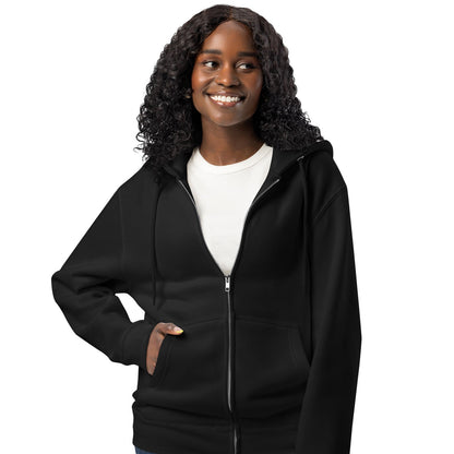 Be You in Black Premium Unisex Zip-Up Hoodie - The APWT Gift Shop