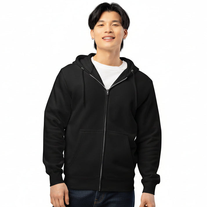 Be You in Black Premium Unisex Zip-Up Hoodie - The APWT Gift Shop