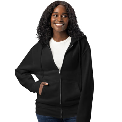 The Black American New York Premium Unisex Zip-Up Hoodie - The APWT Gift Shop