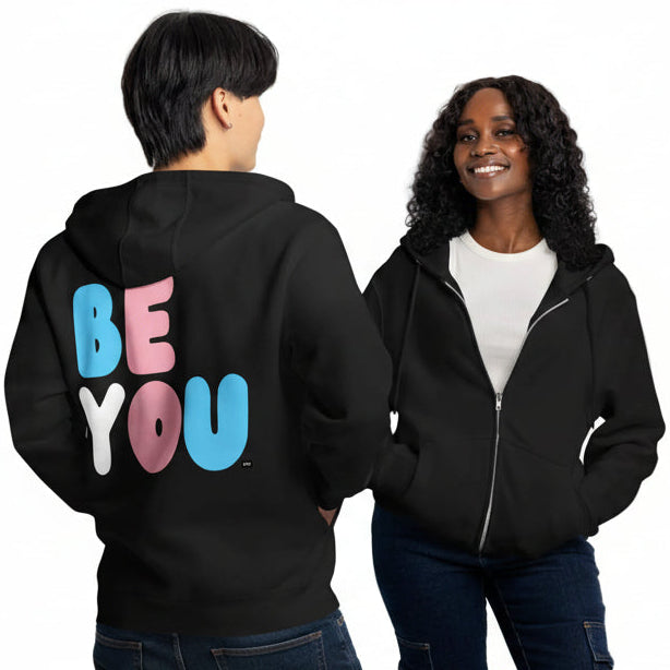 Be You T Premium Unisex Zip-Up Hoodie - The APWT Gift Shop