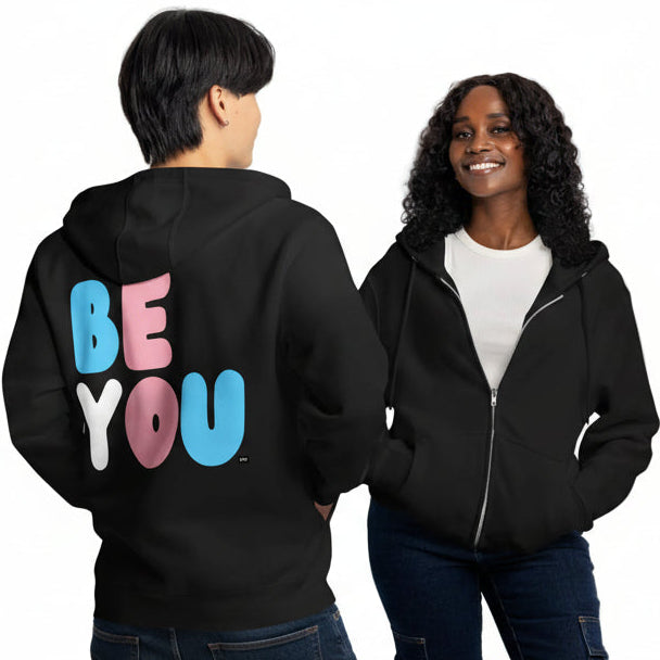 Be You T Premium Unisex Zip-Up Hoodie - The APWT Gift Shop