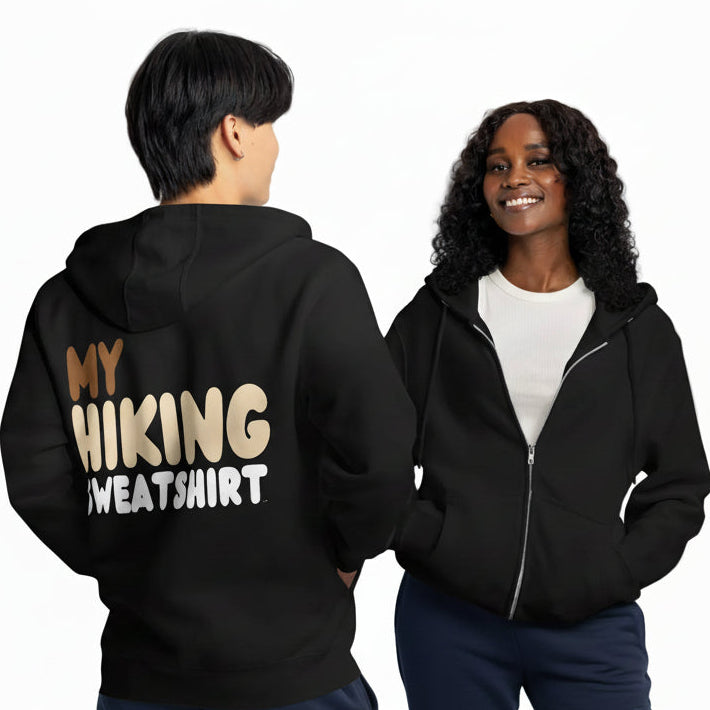 My Hiking Sweatshirt Premium Unisex Zip-Up Hoodie - The APWT Gift Shop