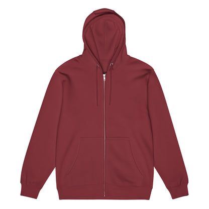 Be You in Burgundy and White Premium Unisex Zip-Up Hoodie - The  APWT Gift Shop