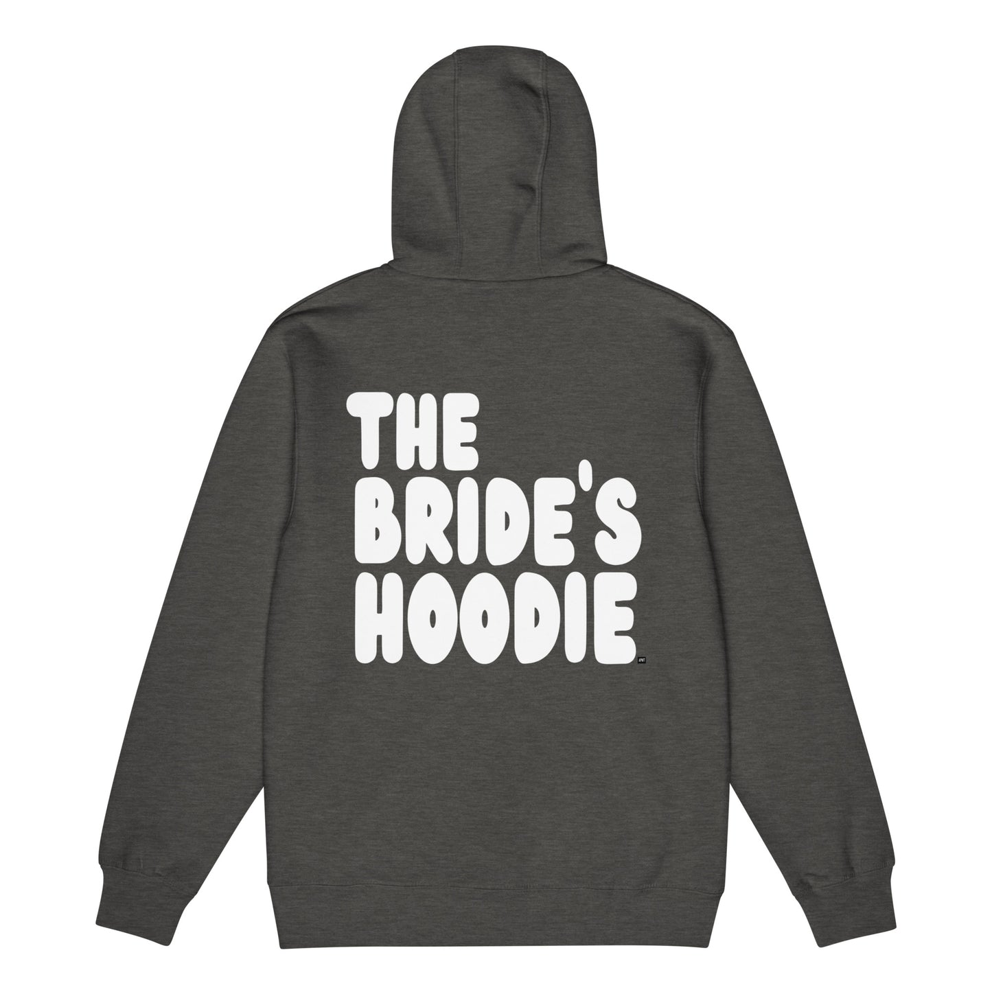 The Bride's Hoodie Premium Unisex Zip-Up Hoodie in Dark Grey