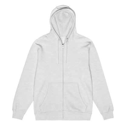 Be You in Grey and Black Premium Unisex Zip-Up Hoodie - The APWT Gift Shop