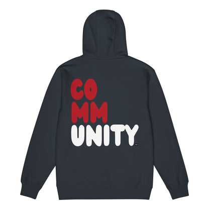 The Community Fracture Premium Unisex Zip-Up Hoodie - The APWT Gift Shop
