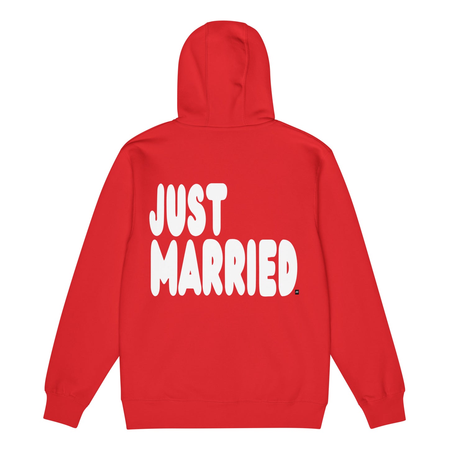 Just Married Premium Unisex Zip-Up Hoodie - Available in Assorted Colors