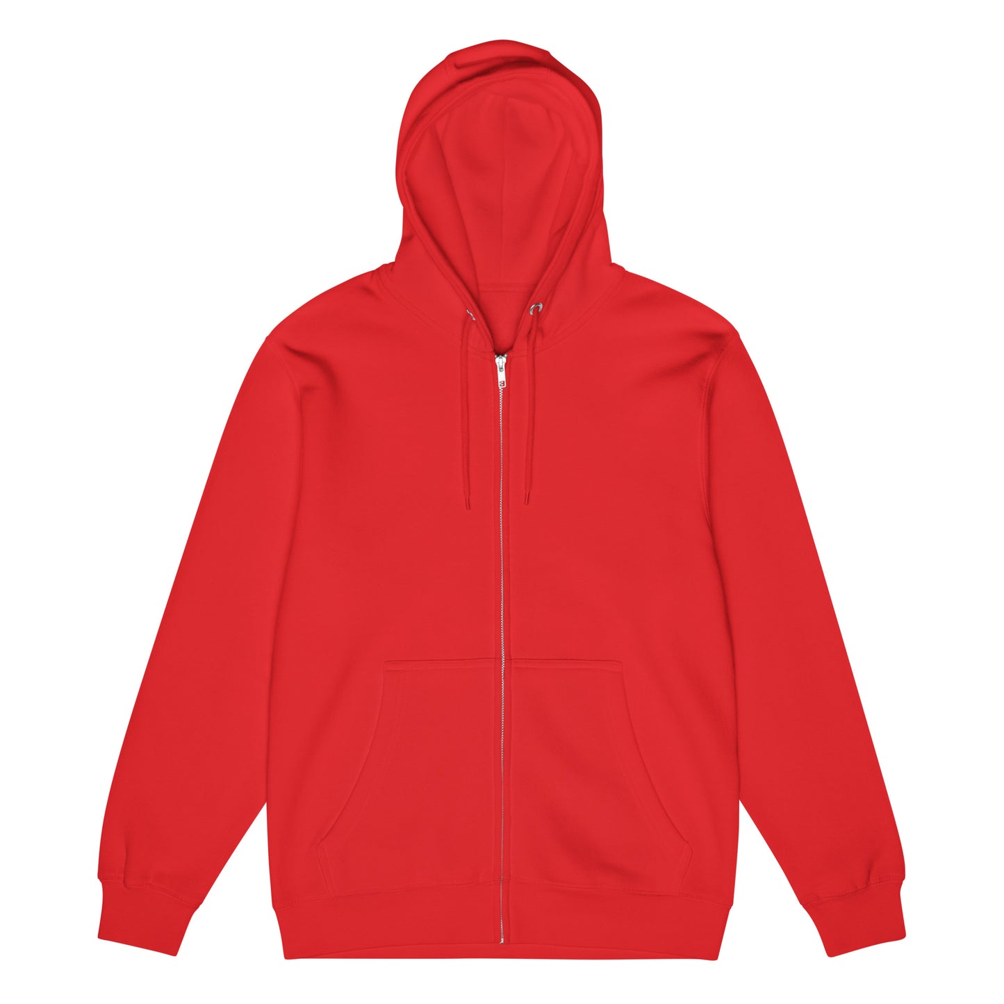 Be You in Red and White Premium Unisex Zip-Up Hoodie - The APWT Gift Shop