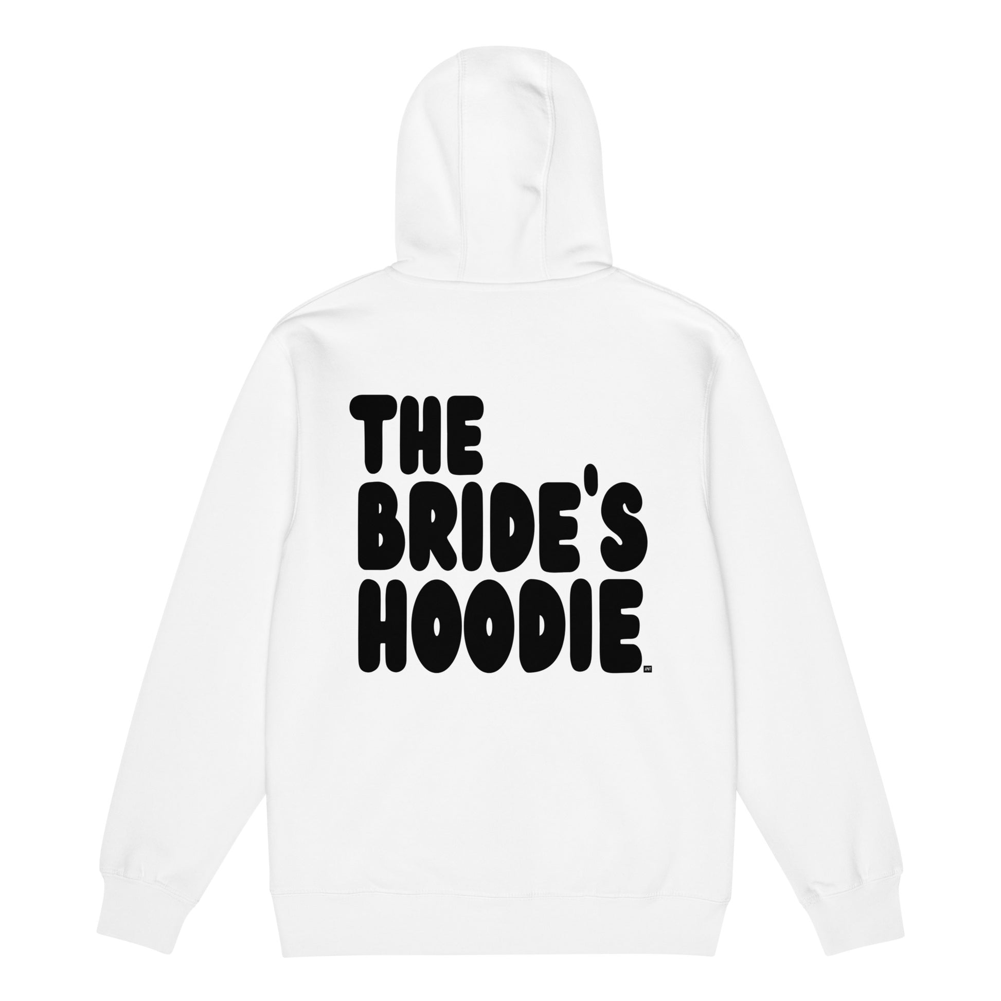 The Bride's Hoodie Premium Unisex Zip-Up White Hoodie