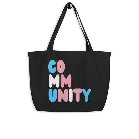 Be You Community Jumbo Black Tote Bags - The APWT Gift Shop
