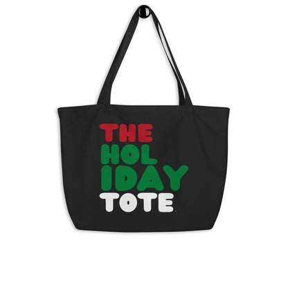The Holiday Tote Jumbo Black Tote Bag - The APWT Gift Shop