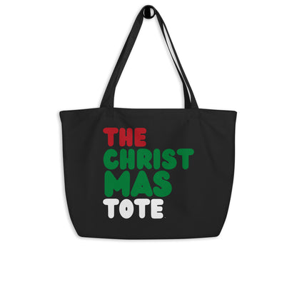 The Christmas Tote Jumbo Black Tote Bag - The APWT Gift Shop