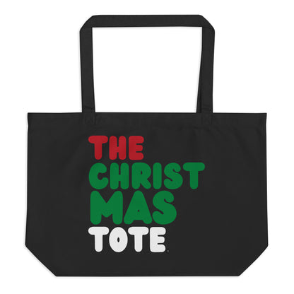 The Christmas Tote Jumbo Black Tote Bag - The APWT Gift Shop