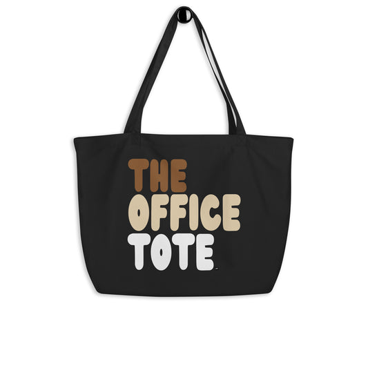 The Office Tote Jumbo Black Tote Bag - The APWT Gift Shop