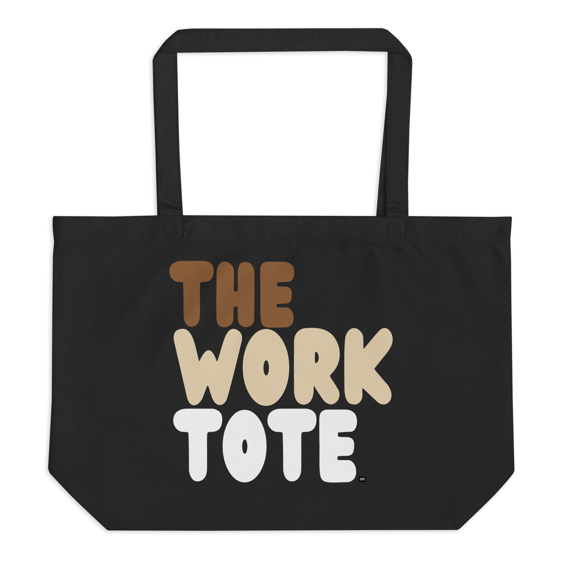 The Work Tote Jumbo Black Tote Bag - The APWT Gift Shop
