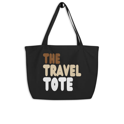 The Travel Tote Jumbo Black Tote Bag - The APWT Gift Shop