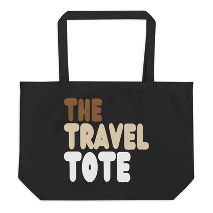The Travel Tote Jumbo Black Tote Bag - The APWT Gift Shop