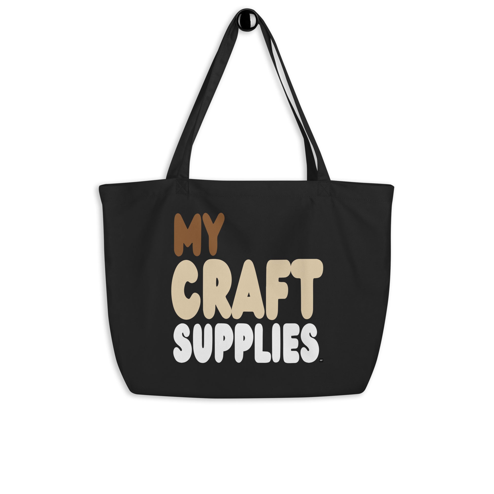 My Craft Supplies Jumbo Black Tote Bag - The APWT Gift Shop