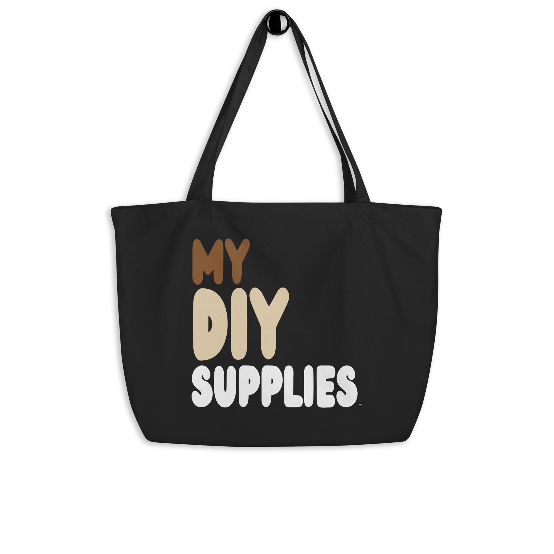 My DIY Supplies Jumbo Black Tote Bag - The APWT Gift Shop
