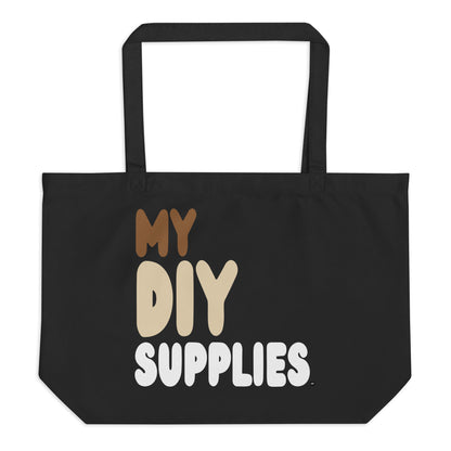 My DIY Supplies Jumbo Black Tote Bag - The APWT Gift Shop