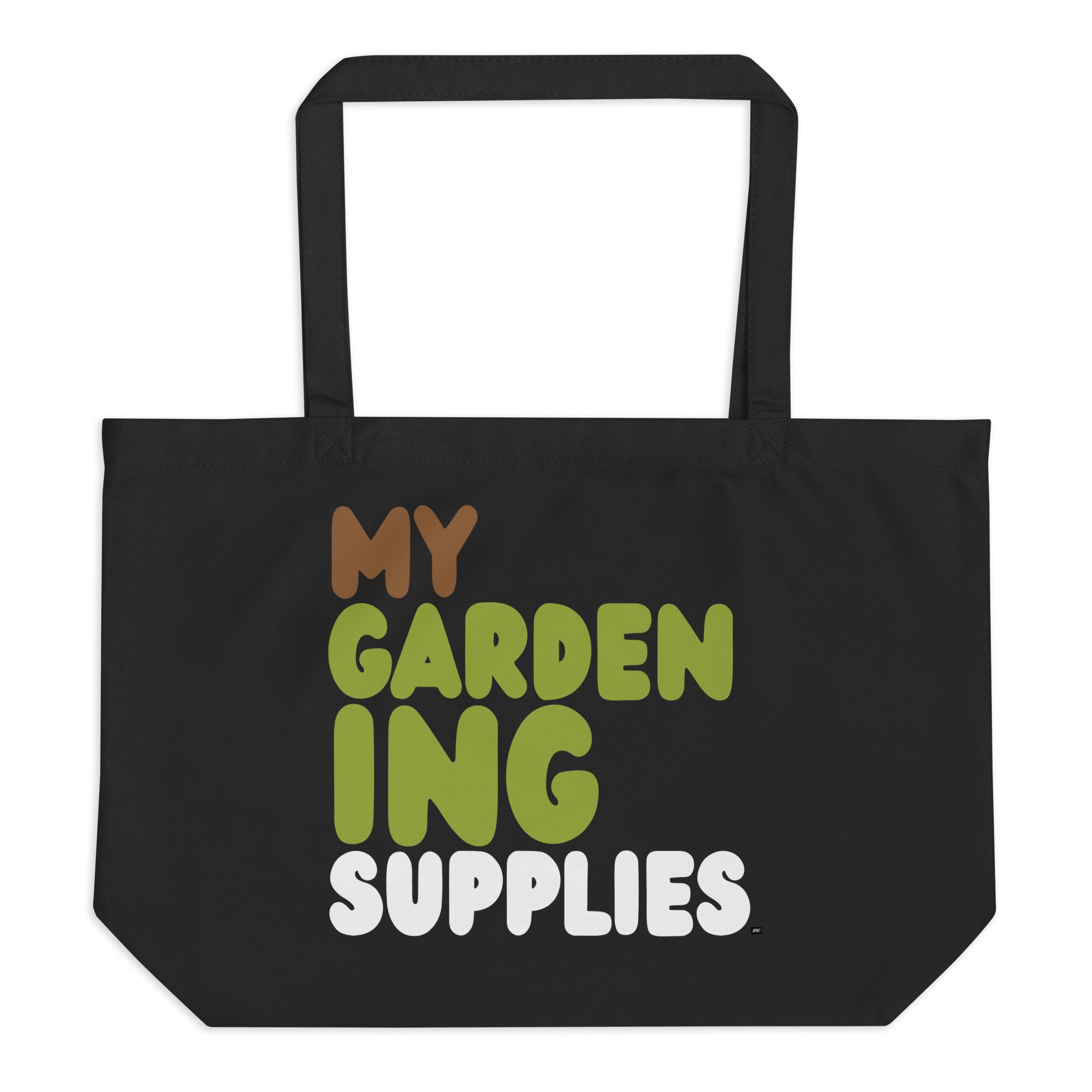 My Gardening Supplies Jumbo Black Tote Bag - The APWT Gift Shop