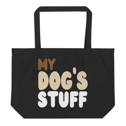 My Dog's Stuff Jumbo Black Tote Bag - The APWT Gift Shop