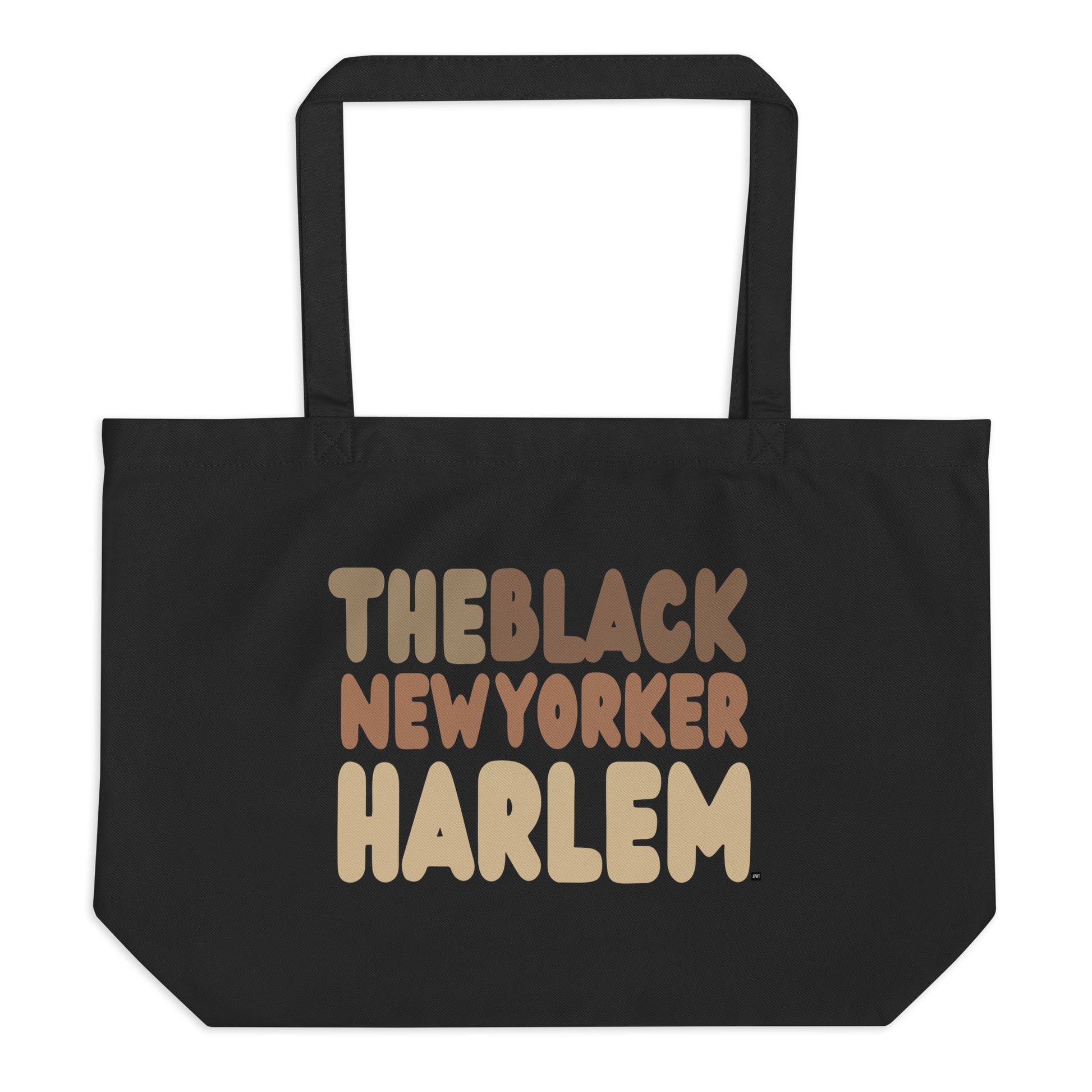 The Black New Yorker Harlem Jumbo Black Tote Bag - The APWT Gift Shop