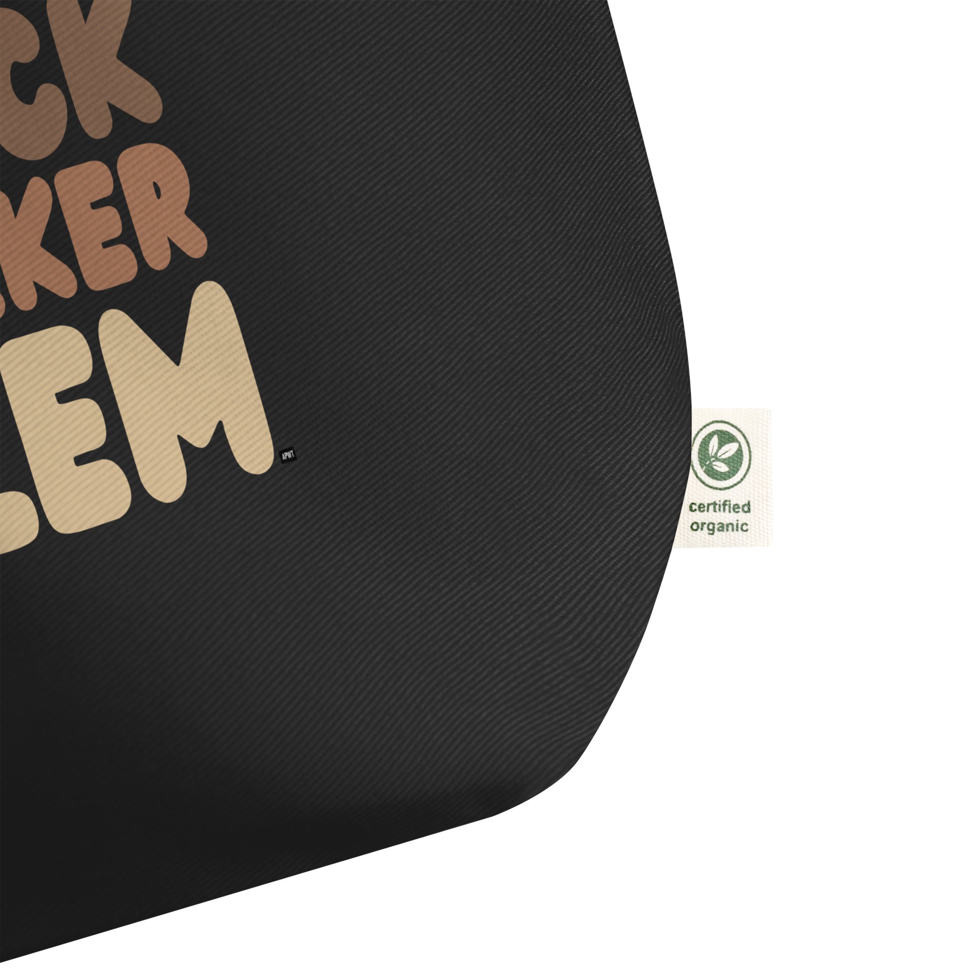 The Black New Yorker Harlem Jumbo Black Tote Bag - The APWT Gift Shop