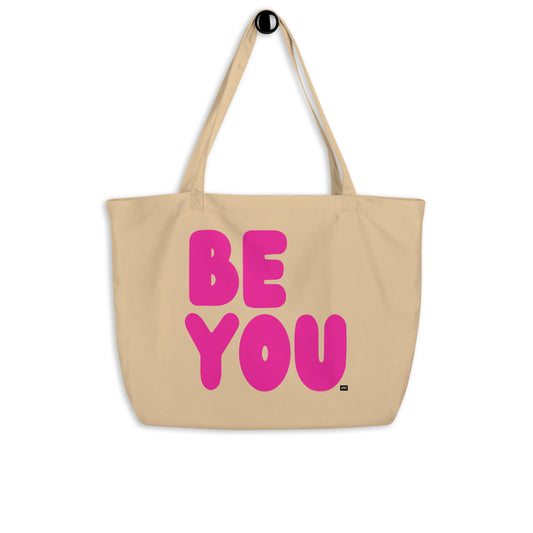 Be You in Hot Pink Jumbo Tote Bag -  The APWT Gift Shop
