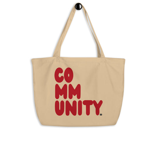 A Community in Crimson Jumbo Tote Bag - The APWT Gift Shop