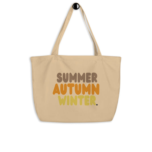 Autumn in Brown Jumbo Tote Bag - The APW T Gift Shop