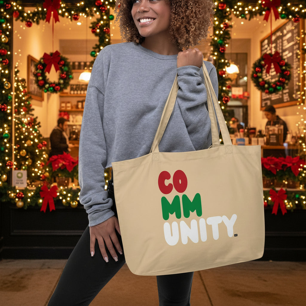 The Holiday Community Jumbo Tote Bag - The APWT Gift Shop