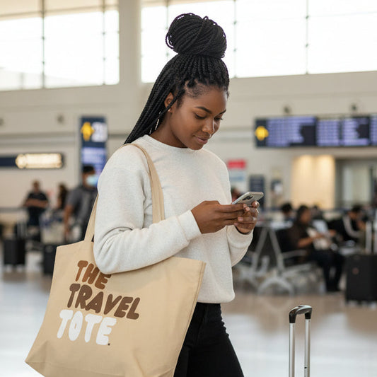 The Travel Tote Jumbo Tote Bag - The APWT Gift Shop